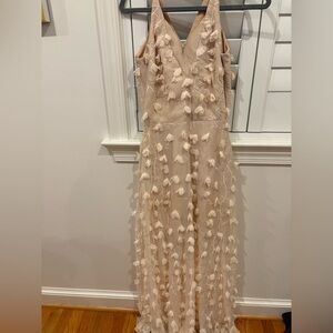 Dress the Population Cream Gown